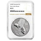 Photo of a 2020-P Australian Silver Lunar 1 oz from an eBay listing that sold on Jun 3, 2026