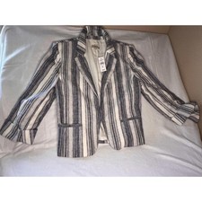 LOFT Outlet Striped Women's Blazer - Size 8