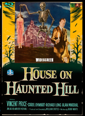 HOUSE on HAUNTED HILL  1959 BLU-RAY Restored in COLOR B&W 3-D Vincent Price