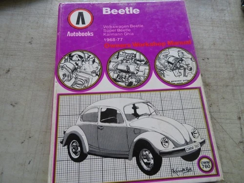 VOLKSWAGEN BEETLE 1968-77  AUTOBOOK WORKSHOP MANUAL
