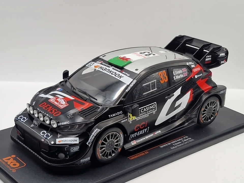 Toyota Yaris WRC Rally 1 Rallye Monte Carlo 2025 Elfyn Evans 1:18 IXO - Bild 4 von 4