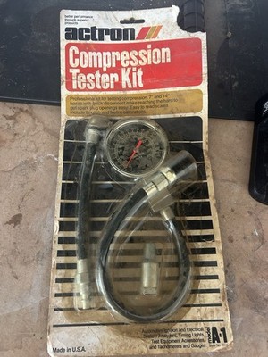 Actron  Compression Tester Kit. New In Box, Great Wall Hanger For Garage Or Cave