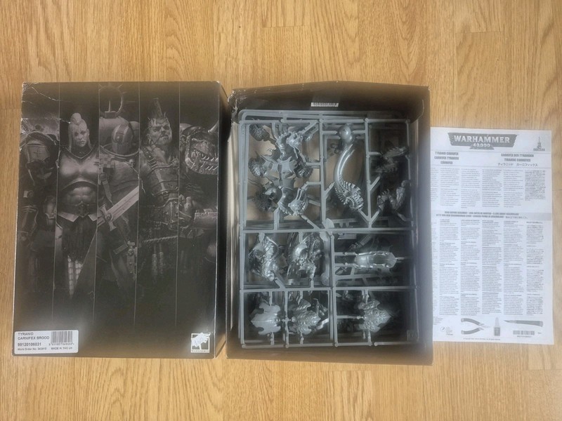 Game Workshop Warhammer Tyranids Carnifex Brood New Free P&P