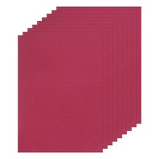 10 Sheet A4 Glitter Wine Red Card Stock, 8"x11" Paper for DIY Crafts