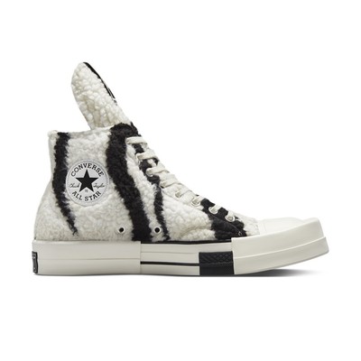 Rick Owens x Converse DRKSHDW TURBODRK Chuck 70 Men s Size 10 Zebra