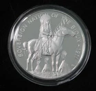 Sovereign Nation of the Sioux 1971 .8ozt .999 Silver *Rosebud Sioux Maza-Ska*