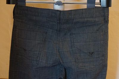 Jean Droit Homme Hudson Taille 32x32 - Gris Foncé Coupe Athletic, Neuf Sans étiquettes