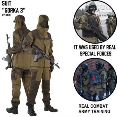 Waterproof Men's Shirt Pants Military Uniform Russian Gorka-3