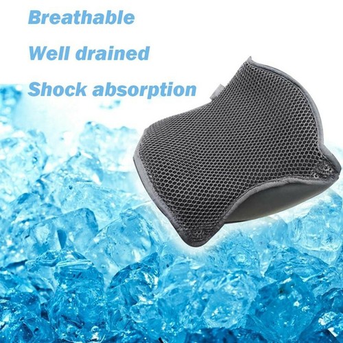 Motorcycle Cooling Seat Cover Breathable 3D Air Mesh Net Pad Non-Slip Cushion - Picture 10 of 12