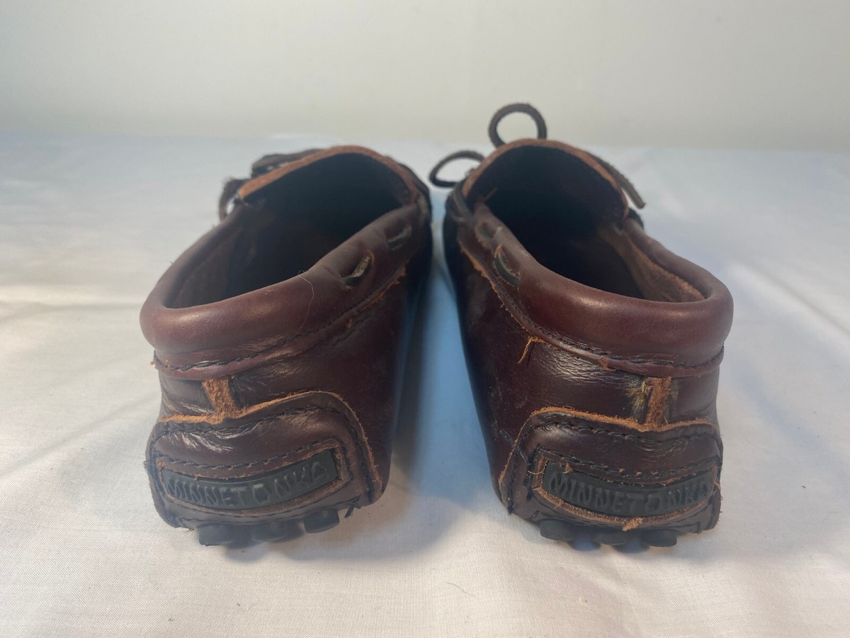 MINNETONKA CLASSIC DRIVER ダークブラウン Minnetonka Men's Classic Driver - The Moccasin Shop
