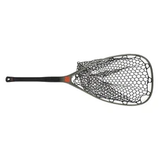 FISHPOND NOMAD MIDDLE FORK LANDING NET IN RIVER ARMOR -CARBON FIBER, RUBBER BAG