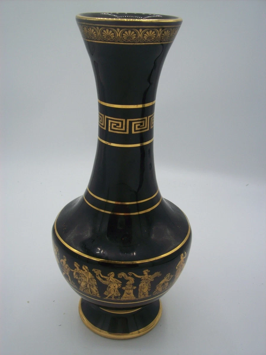 PETIT VASE AMPHORE à une anse originaire de Grèce avec décor EUR 2,50