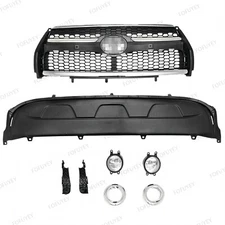 8PC For RAV4 2009-12 Limited Upper Lower Grille Fog lights Bumper Holder Bracket