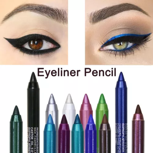 Matita eyeliner colorata 24 ore liquido alto pigmento lunga durata eye liner penna gel - Foto 3 di 110