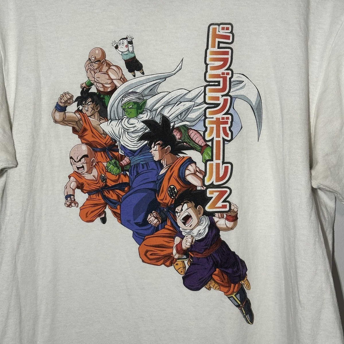 Dragon Ball Z T-Shirt Ufficiale – Retro Con Vegeta, Goku, Gohan, Piccolo E Krillin – 100% Cotone – Uomo