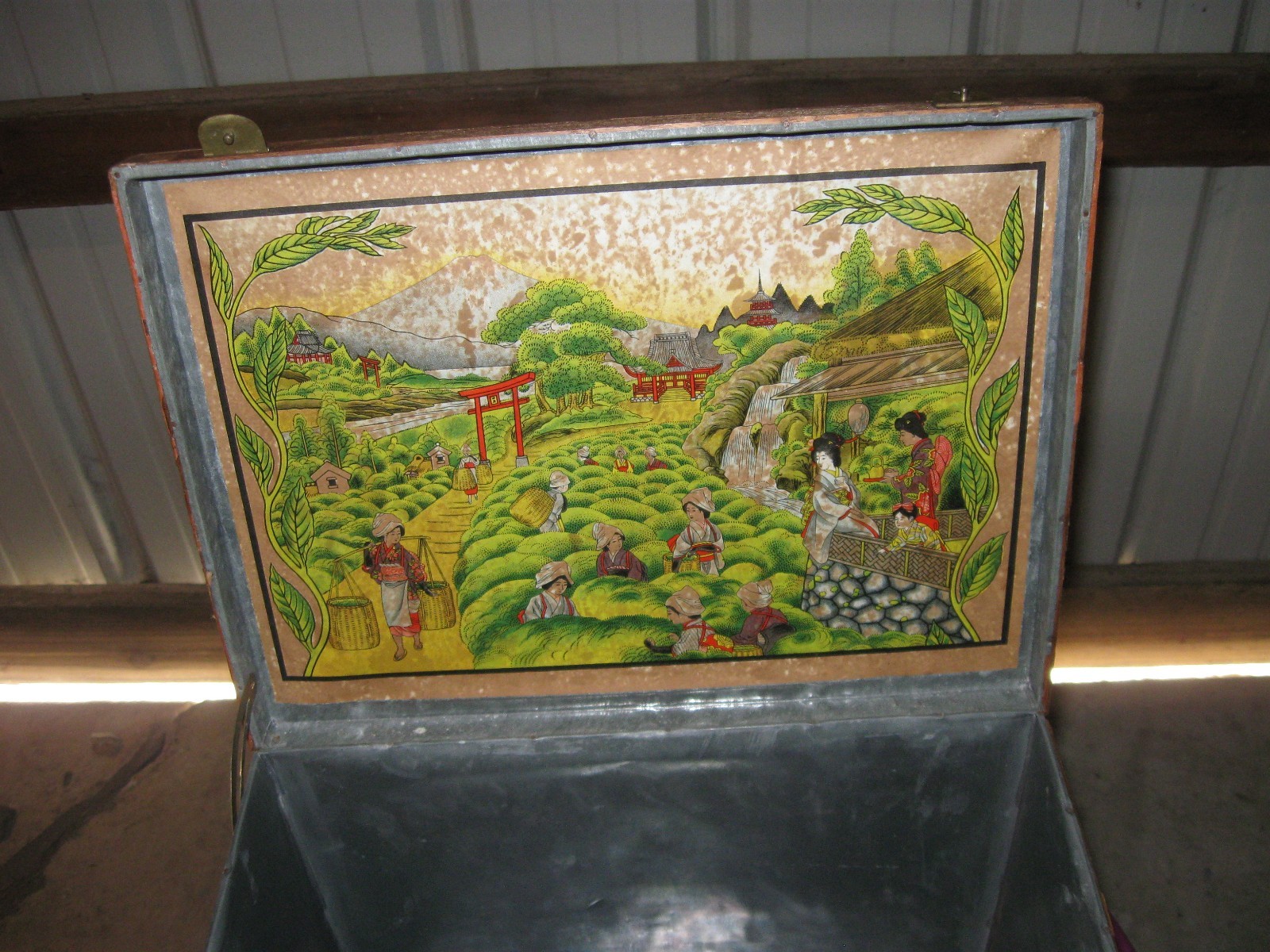 Vintage/Antique Collectible Symons Bros.& Co. Spring Leaf Japan Tea