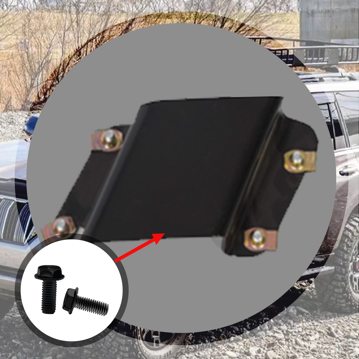 For Toyota 4Runner FJ Tundra Land Cruiser Front Skid Plate Bolts