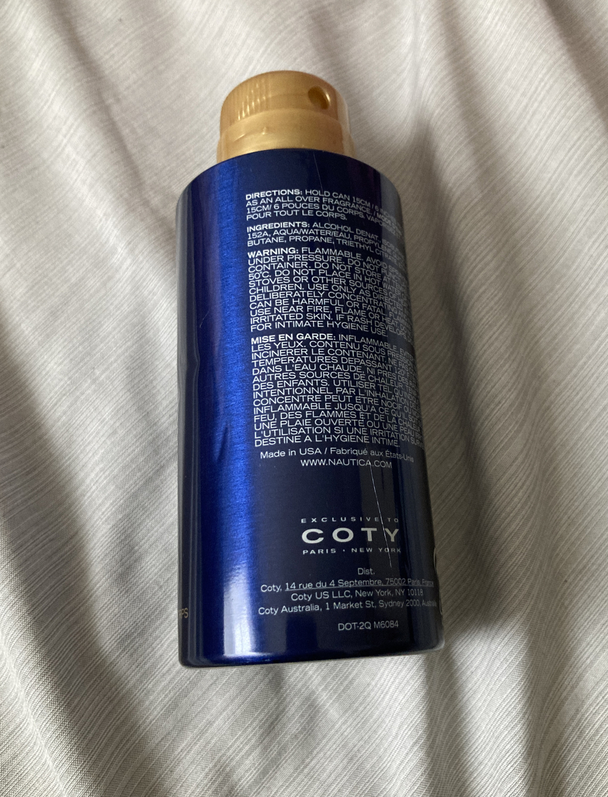 Nautica Life Body Spray Sealed All Over Body Spray 4 Oz