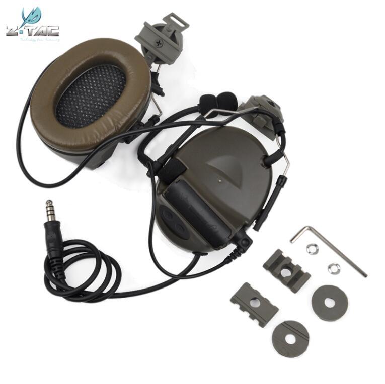 Z Tactical zComtac II Headset Anti Noise MIC With Rail