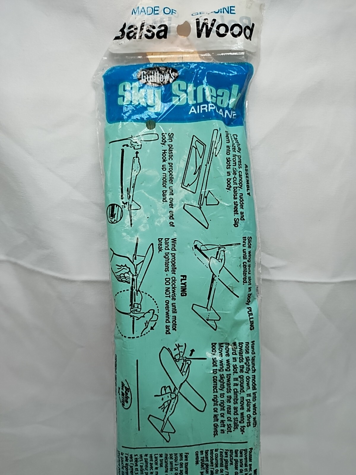 Guillows Sky Streak Airplane Rubber Powered No 50