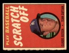 1971 Topps Scratch-Offs Baseball #15 Claude Osteen PR