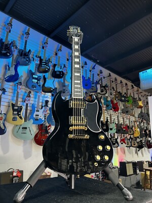 Epiphone SG CUSTOM - EBONY Authorized Dealer! 699 GET PLEK'D! | eBay