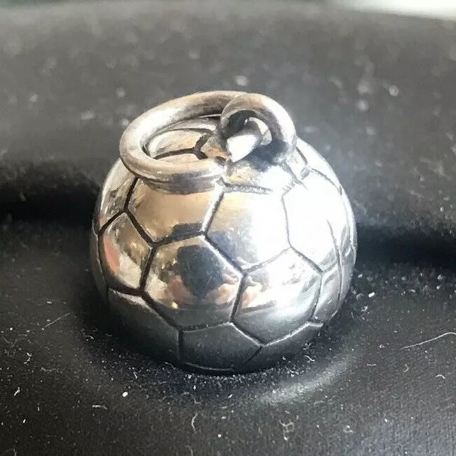 James Avery Sterling Silver Soccer Ball Charm eBay