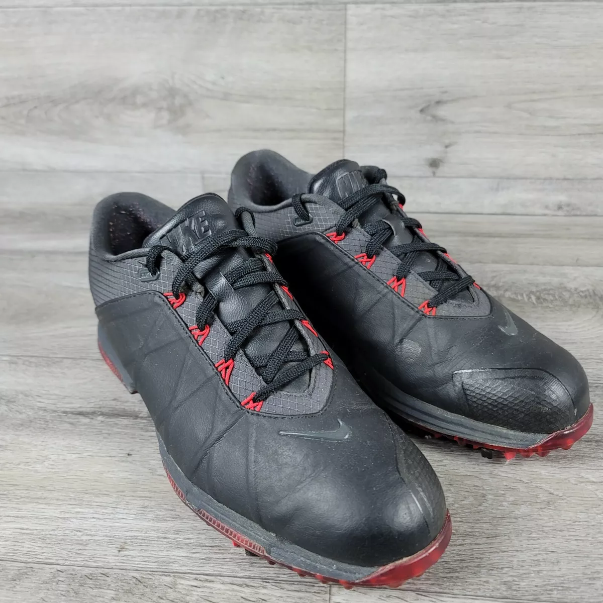 Lover og forskrifter passe værtinde Nike Lunar Fire Men's US 8.5 853738-001 Leather Golf Shoes Low Top Lace Up  Black | eBay