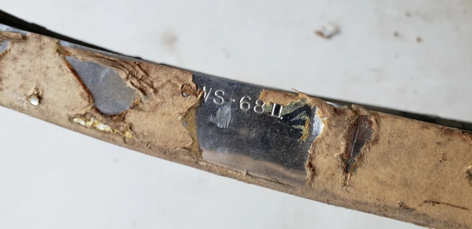 Nuevo de Lote Antiguo Foxcraft 1968-1970 Chevy II Acero Inoxidable Guardabarros Falda CWS-68 II Chevrolet Nova Foto 4 de 4