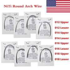 10 Bolsas Dental Arcos de Ortodoncia Redondos Niti Arco de Alambre Su js Wires