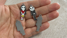 50pcs cartoon Halloween man women mix Metal Charm Pendant DIY Jewelry Making