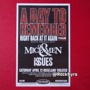A Day to Remember Poster | eBay