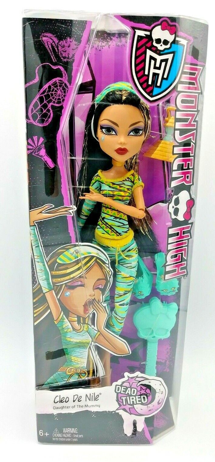 Monster High Dead Tired Cleo De Nile Daughter of The Mummy 2010 Rare  Retired