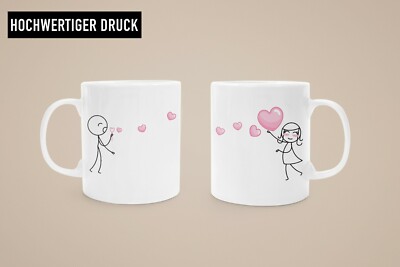 Set De Tasses Trendation Pour Couple - Déclaration D'amour - Cadeau Original