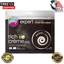 GODREJ EXPERT RICH CREME- BLACK BROWN, USA Seller, Free Shipping
