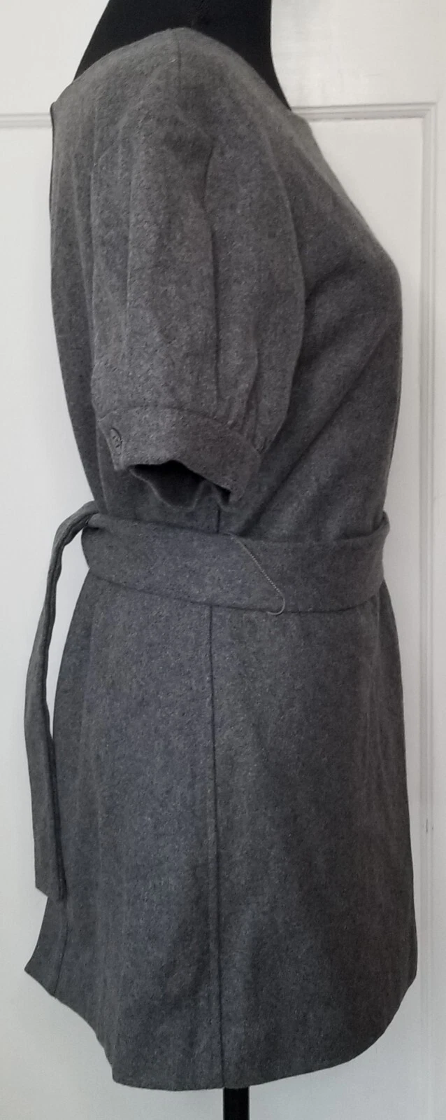 UNDERCOVER Body by Victoria taglia 4 minidress lana Victoria's Secret grigio completamente foderato mai indossato