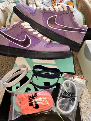 Size 9.5 - Nike SB Dunk Low x Concepts Purple Lobster 192499095862