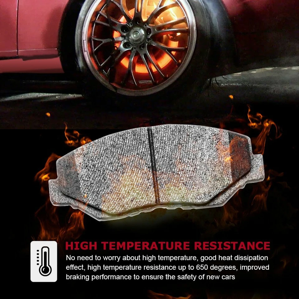 Front & Rear Ceramic Brake Pads for BMW 525i 525xi 528i xDrive 530i 530xi 535xi - Image 4 of 4