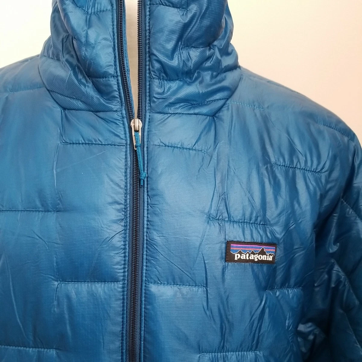 Patagonia Men's XXL Micro Puff Jacket. Balkan Blue.