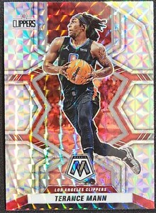 Terance Mann 2019-20 Mosaic Base Mosaic Prizm Silver Rookie #246 Clippers
