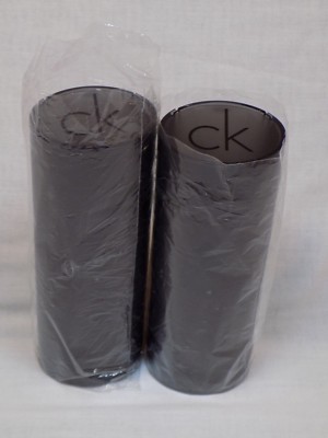 CALVIN KLEIN Black Hard EYEGLASSES CASE CLEANING CLOTH read glasses  Holder lot