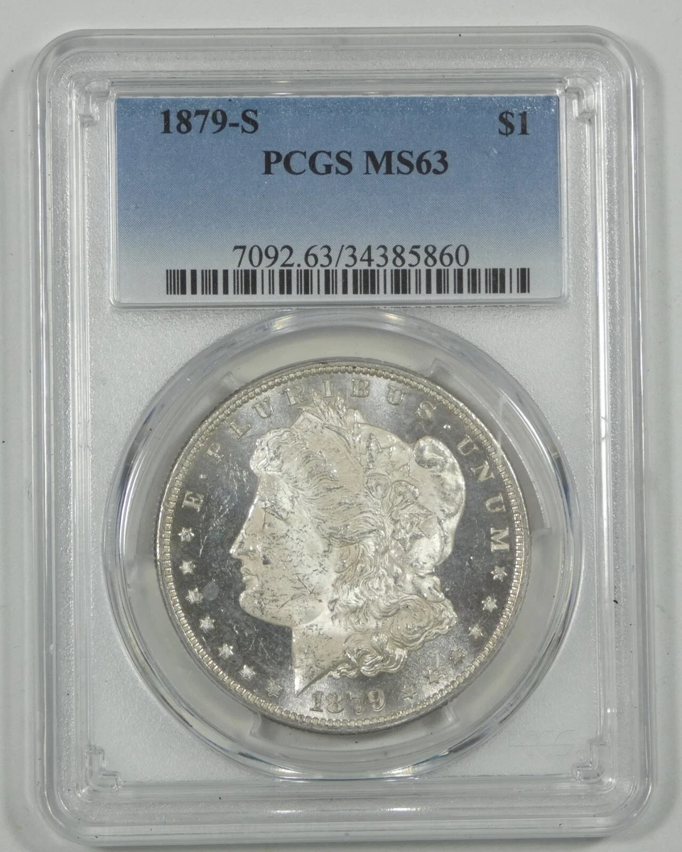 1879 Grade MS 63 Morgan US Dollars for sale | eBay