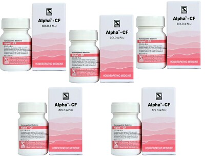 Dr. Willmar Schwabe India Alpha-CF Tablets   Pack of 5 x 20g   FREE SHIPPING