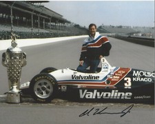 AL UNSER JR. INDY CAR DRIVER SIGNED 8x10 PHOTO INDIANAPOLIS 500 CHAMPION B w/COA