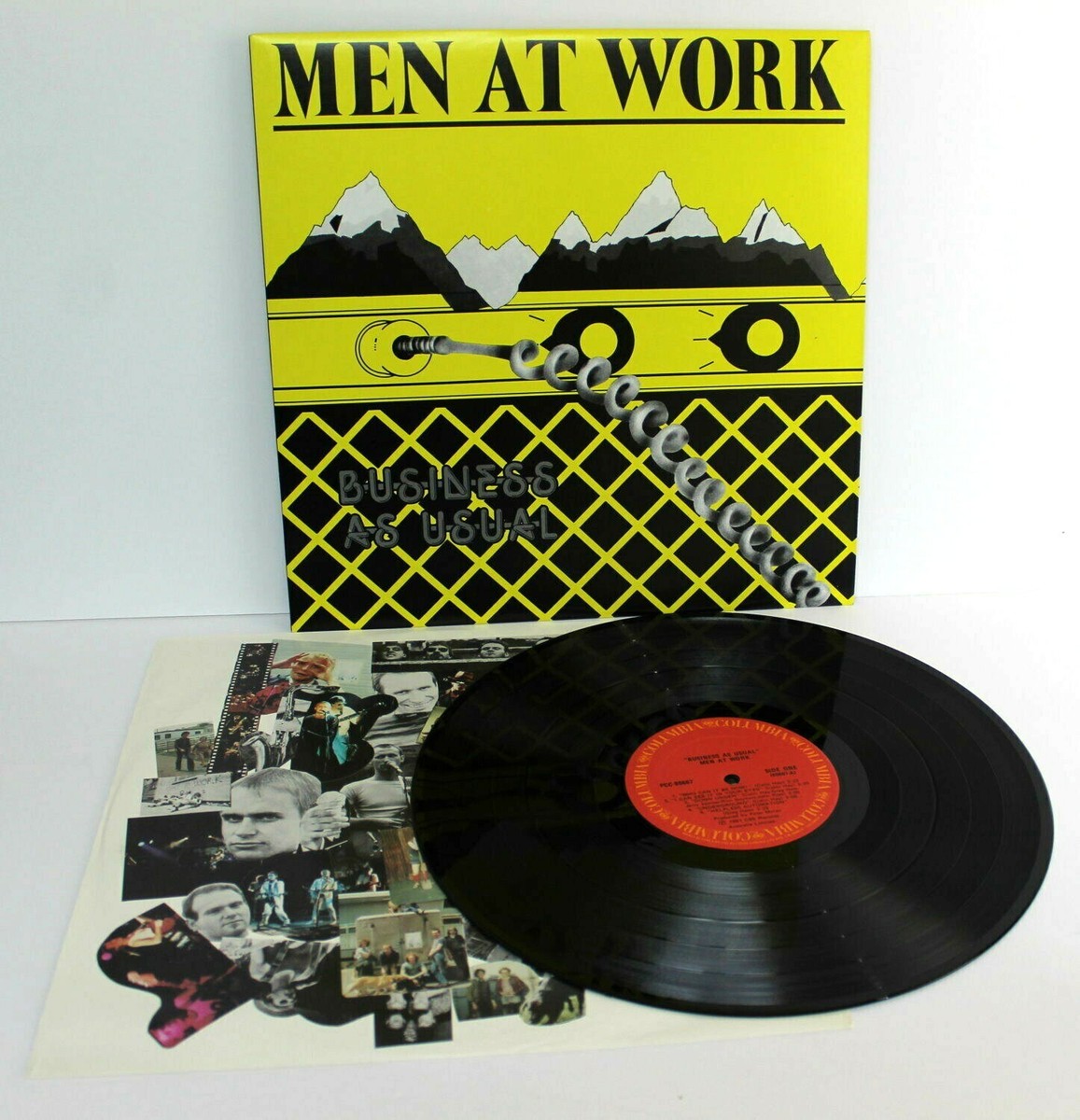 Men At Work Business As Usual 1982 PCC 90667 LP Vinyl Columbia