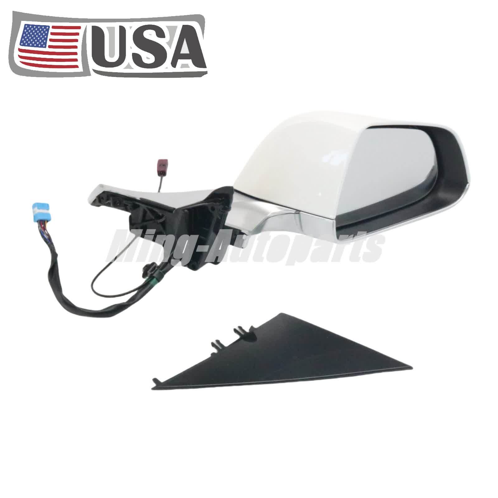 Conjunto de espejo retrovisor atenuador automático delantero derecho blanco para Tesla Model 3 2017 2018-2023