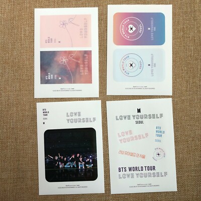 BTS [Love Yourself World Tour Seoul DVD] Official 4 Sticker Set