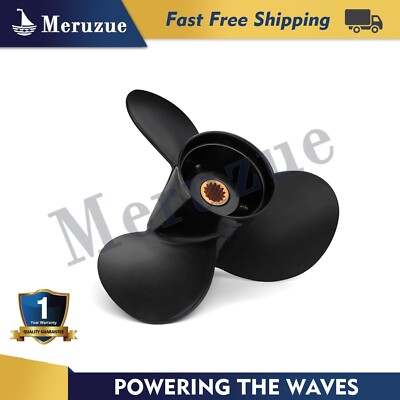 10 1/4 x 14 Boat Propeller for Evinrude Engines 15 20 25 30 35H 14 Spline RH