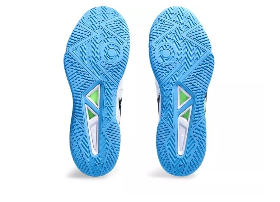 Asics Uomo GEL-TACTIC 12 Squash Badminton Scarpe Indoor Scarpe 1071A090 102 - Immagine 3 di 4