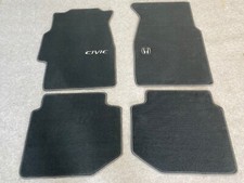 For Honda Civic 2dr Coupe Ekej Floor Mats Carpet Gray 4pcs 1996-2000